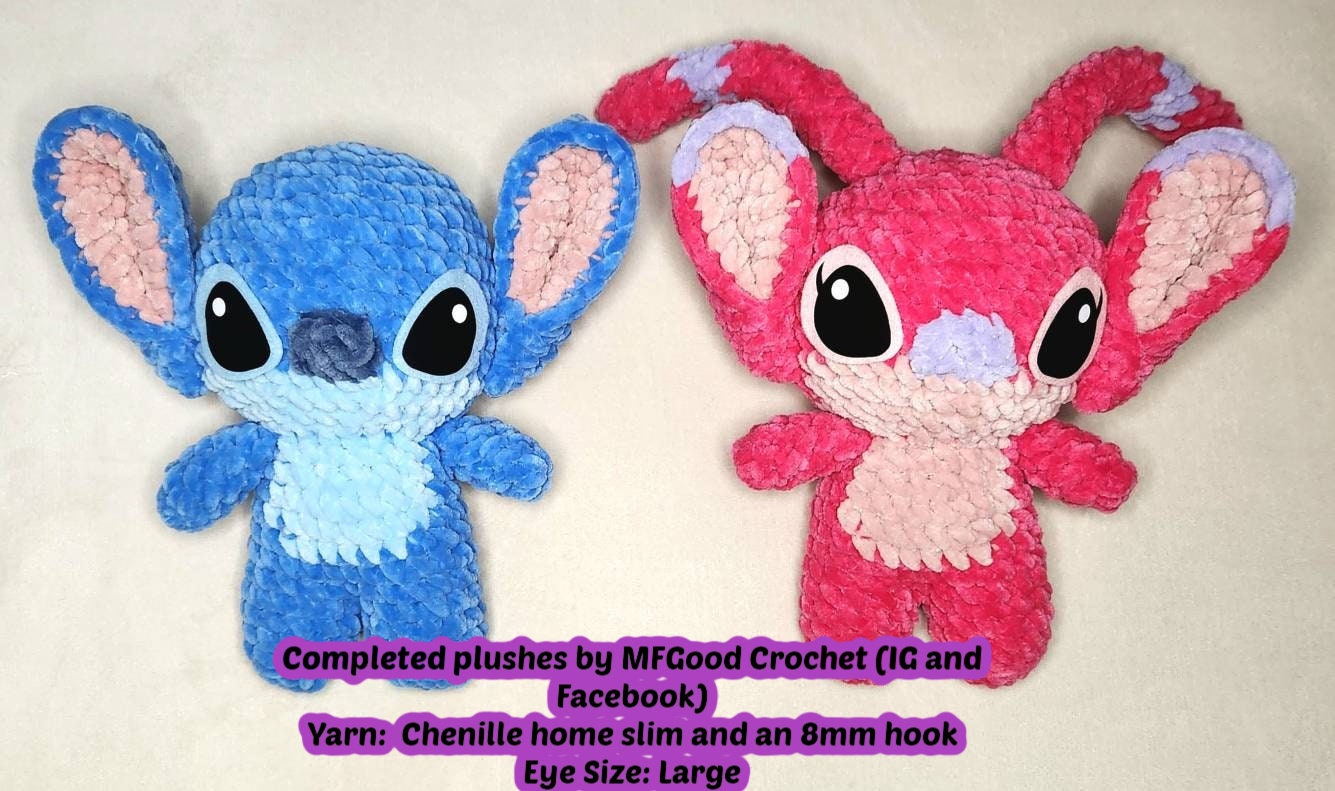 5 Sets Felt Glitter Stitch Eyes, Felt Glitter Angel Eyes, Alien Eyes, Felt Stitch Nose, Felt Angel Nose, Amigurumi Eyes, 3 Sizes