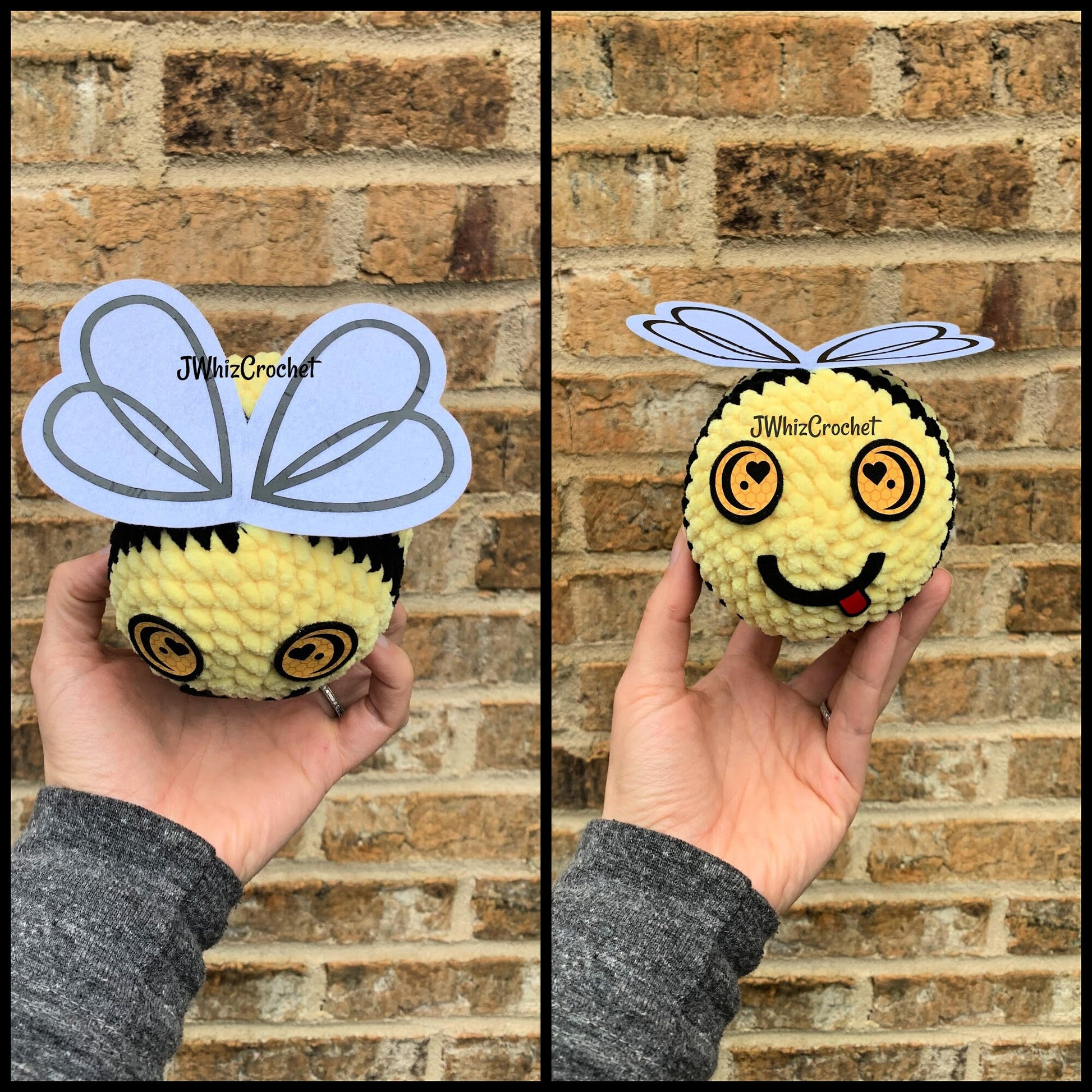 Felt Wings, Felt Bee Wings, Felt Bumble Bee Wings, Fairy Wings, Alien Wings, Wings For Crochet Amigurumi, Wings For Plushes, Wings For Toys